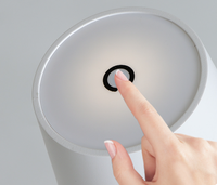 Lampe LED moderne sans fil, design tactile, intensité réglable, rechargeable, sans cordon, lampe de table LED de luxe pour bouteille de vin