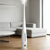 Humidificateur d'air ultrasonique commercial de 5 L à haute capacité, diffuseur d'arômes électrique intelligent pour la maison, aromathérapie