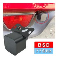 Radar de onda milimétrica de 77GHz, rango de detección de 50 metros, sensores de frecuencia de alta velocidad BSD, sistema de detección de punto ciego impermeable para coche