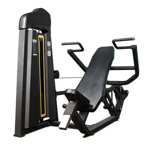 商用健身器材坐式健身器DGZ-1718重量堆叠肩部压力机