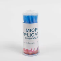 Consommable dentaire microscopique de microbrosse dentaire en plastique jetable de haute qualité
