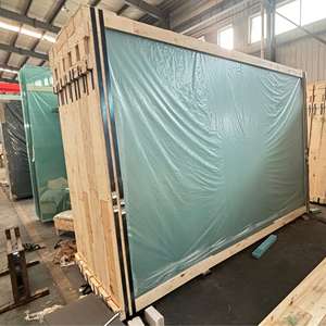 생산 공장 판매 다채로운 건축용 플로트 반사 유리 원자재 시트 평방미터당 가격 - Product Image 6