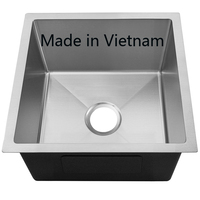 HM3018 Wastafel Dapur Baja Tahan Karat Buatan Tangan Fungsi Lengkap Pasokan Langsung Pabrik Vietnam