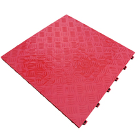 Dalles de sol modulaires colorées pour garage, dalles de sol en plastique industriel pour garage, tapis de sol pour atelier de detailing automobile