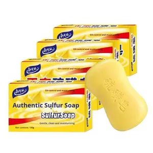 Grande sapone di <span class=keywords><strong>zolfo</strong></span> minerale fragranza-trattiene barra antimicrobica per gli uomini donne efficace per il viso a mano lavare a mano uso domestico - Product Image 5