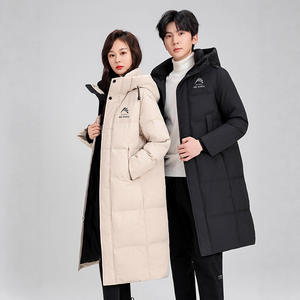 Manteau d'hiver matelassé de luxe anti-fuite de duvet personnalisé pour femmes - Product Image 4