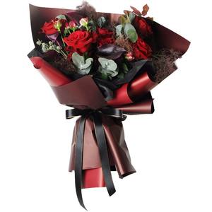 Elegante estilo coreano impermeable Macaron Color sólido flor fresca papel de regalo elegante papel de regalo Material de embalaje - Product Image 4