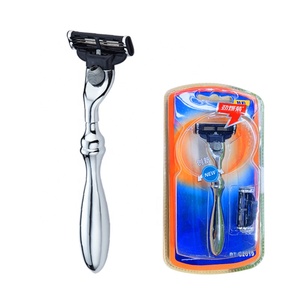 Afeitado cuchilla hombres 3 hoja barba <span class=keywords><strong>de</strong></span> Rasoir - Product Image 2