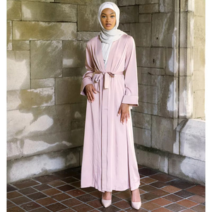 Aschulman Custom Abaya Dress for Muslim Women Fashion Women's Long Sleeve <strong>Clothes</strong> <strong>Modest</strong> Maxi Ladies Muslim Hijab Dresses - Product Image 1