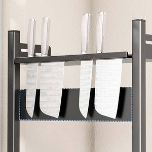 Étagère de rangement multifonctionnelle réglable à 3 niveaux pour cuisine, organisateur d'outils et de couteaux, support amovible pour épices - Product Image 6