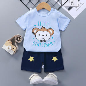 Pijamas de Verano para Niños con Estampado de Dibujos Animados, Conjuntos de Ropa de Dormir para Bebés, Niños y Niñas, Manga Corta, 2 Piezas - Product Image 1