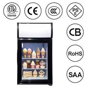 Vanace Mini Bar Fridge with <b>Freezer</b> Compact Refrigerator for Drinks and Food - Product Image 6