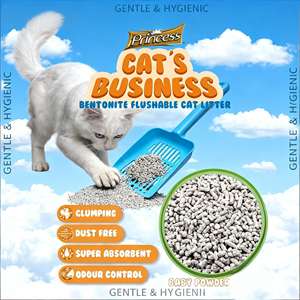 Vente directe du fabricant, litière pour chat en bentonite de haute qualité, écologique, jetable, absorbante, fournitures pour animaux de compagnie, sable pour chat, arena para gatos - Product Image 1