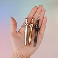Collier Pendentif en Acier Inoxydable Motif Balle, Outil Tube Ressort et Cuillère