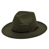Chapeaux fédora pour hommes et femmes, large bord, en feutre, Panama, décontracté, Jazz, soleil, collection