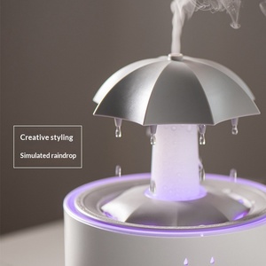 Difusor de Aromaterapia con Gotas de Lluvia Coloridas, <span class=keywords><strong>Humidificador</strong></span> Giratorio con Control Remoto, Alimentación USB, Temporizador, para Hogar y Oficina - Product Image 3