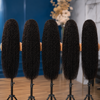 Perruques de cheveux humains naturels ELI avec cuticules alignées, perruque Lace Front bouclée birmane 13x4 HD, perruque de cheveux vietnamiens bruts