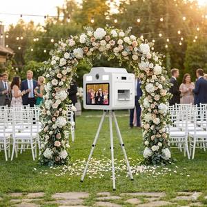 Nouveau photomaton instantané DSLR de 21,5 pouces avec imprimante DNP RX1 adaptée pour les fêtes, les mariages, les selfies, la boîte de photomaton - Product Image 1