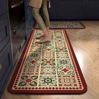 Tapis de cuisine personnalisé, lavable, en boue de diatomée, antidérapant, motif puzzle, anti-fatigue, adapté aux animaux domestiques, écologique