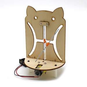 Kit de Ciencia de Madera con Diseño de Gato de Dibujos Animados, Manual, Juguete Educativo DIY para Niños de 7-9 Años, Modelo de Aprendizaje STEAM - Product Image 2