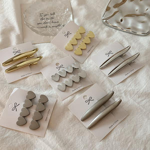 กิ๊บติดผมรูปปากเป็ดสุดหรู ทำด้วยมือจากโลหะ เครื่องประดับแฟชั่นสำหรับผู้หญิงและเด็กผู้หญิง - Product Image 1