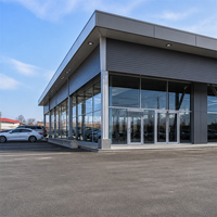 Kin Bright Prefabrik Çelik Çerçeve Yapılı Sergi Salonu ve Lüks 4S Otomobil Sergi Merkezi