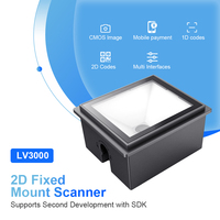 Décodeur Rakinda LV3000 Datamatrix, lecteur de code QR 2D à montage fixe, scanner de codes-barres PDF417, USB en stock