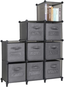 Cubes <span class=keywords><strong>de</strong></span> <span class=keywords><strong>rangement</strong></span> pliables en tissu <span class=keywords><strong>avec</strong></span> fenêtre pour étiquettes, bacs <span class=keywords><strong>de</strong></span> <span class=keywords><strong>rangement</strong></span> en tissu, paniers <span class=keywords><strong>de</strong></span> <span class=keywords><strong>rangement</strong></span> - Product Image 5