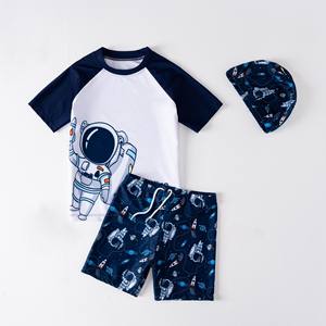 Nouveau <span class=keywords><strong>maillot</strong></span> <span class=keywords><strong>de</strong></span> <span class=keywords><strong>bain</strong></span> garçons à séchage rapide ensemble 3-10 ans enfants bébé fendu avec motif animal <span class=keywords><strong>de</strong></span> Protection solaire pour l'été - Product Image 5
