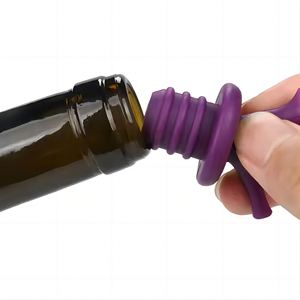 Hot Sale Silicone Reusable Cute Fun Multiple Color Custom Little Bird <b>Wine</b> Bottle Stopper - Product Image 4