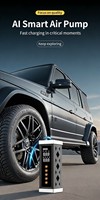 Nouveau Compresseur d'Air Portable 12V 10800mAh ABS avec Moniteur de Pression, Démarreur Intelligent pour Voiture, Pince de Démarrage Tout-en-un Numérique CE