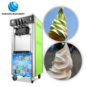Máquina de sorvete comercial 3 sabores macia máquina para venda fabricante profissional de sorvetes