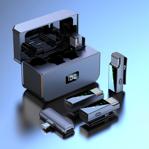 ไมโครโฟนลาวาเลียร์ไร้สายแบบ1-4สำหรับ S68วิดีโอสตรีมมิงแบบสดและไมโครโฟน lavalier Vlog - Product Image 4