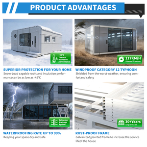 Mini Casa Prefabricada Tipo Cabaña Apple, Almacén, Cabana de Manzana, Contenedor Plegable Moderno en Venta, Casa Prefabricada - Product Image 5