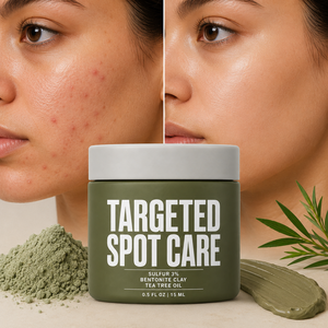 Crème de Soin Ciblé Quotidien ODM pour l'Acné, Clarifiante et Lissante, Traitement des Imperfections à base de Soufre et d'Huile d'Arbre à Thé pour Peaux à Tendance Acnéique - Product Image 3