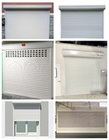 Volet roulant automatique moderne en acier décoratif, étanche, anti-tempête, pour garages, stations de lavage de voitures, 4S en alliage d'aluminium