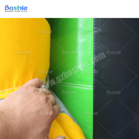 Jeu gonflable commercial de balançoire géante octogonale en PVC avec souffleur, capacité 766 kg, pour 8 personnes, idéal pour le jeu du taureau mécanique