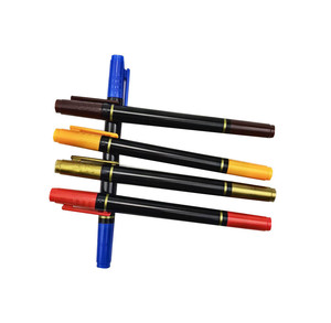 Jeu de marqueurs <span class=keywords><strong>pour</strong></span> tissu à double extrémité-Pointes en <span class=keywords><strong>feutre</strong></span> à double extrémité Marqueur <span class=keywords><strong>pour</strong></span> tissu <span class=keywords><strong>T</strong></span>-<span class=keywords><strong>shirt</strong></span> à double pointe - Product Image 5