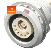 Connecteur Circulaire pour Équipement Médical BEXKOM, Vente Directe Usine, Contact Fiable, Étanchéité IP50-IP68, Coque en Laiton Chromé