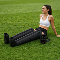Bottes de compression COSMO pour la récupération, masseur complet des jambes avec chaleur pour les athlètes, utilisation à la salle de sport, à domicile, relaxation musculaire quotidienne