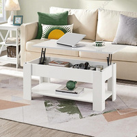 Nouvelle table pliante Table basse élévatrice de salon Table à manger pliable de stockage en couches