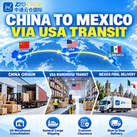 Transit maritime Chine-Mexique via les États-Unis pour meubles et articles ménagers, service porte-à-porte LCL+Express, 30-45 jours, assurance incluse