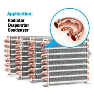 Hailiang-Accesorios de refrigeración para aire acondicionado, codo de cobre curvado en u, junta de tubo de cobre de 3 vías