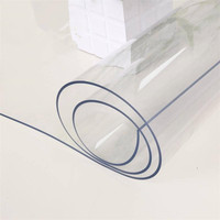 Rideau en PVC transparent Super clair, bande de rideau coulissant avec surface lisse, 1 pièce