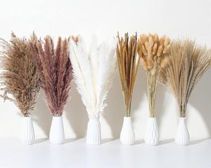 Ramo de Hierba de las Pampas al por Mayor, Decoración para el Hogar, Bolsa de Año Nuevo, Decoración de Pascua, Flores de Hierba con Toque Natural, Soporte para Corona de Pascua - Product Image 3