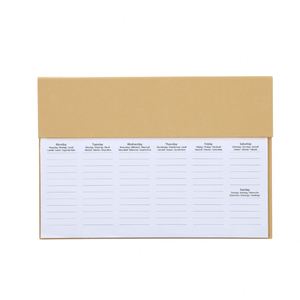 Customized Logo Recycled Cardboard Weekly Planner Notepad <b>Sticky</b> <b>Notes</b> Set New Arrival Office Stationery Paper School - Product Image 3