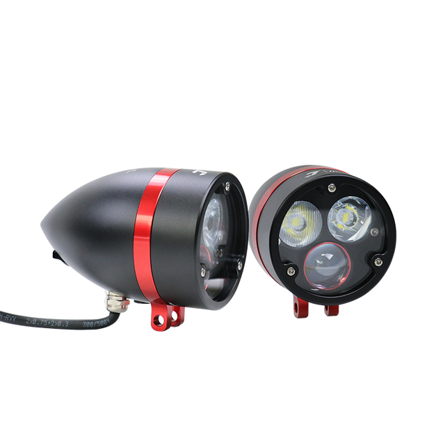 JPAD Functional Aluminum High Bright Front Motorcycle LED Spotlight Fog Light Waterproof Wireless Remote Control Auxiliary Light