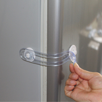 Loquet de tiroir Prodigy LH01/LH02 adhésif ABS+PE pour portes d'armoires - Installation durable sans vis, usage domestique, fabriqué au Guangdong