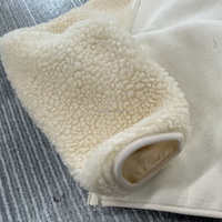 Veste Ninja à fermeture éclair intégrale avec patch sweat à capuche Sherpa en polaire pour hommes