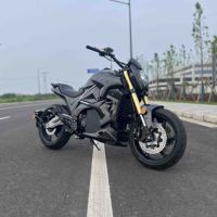 Diavel Nouveau Design Moto Électrique à Chaîne 130km/h 72V120Ah Batterie Lithium Li-NCM Cruiser Cyclomoteur Moto de Rue